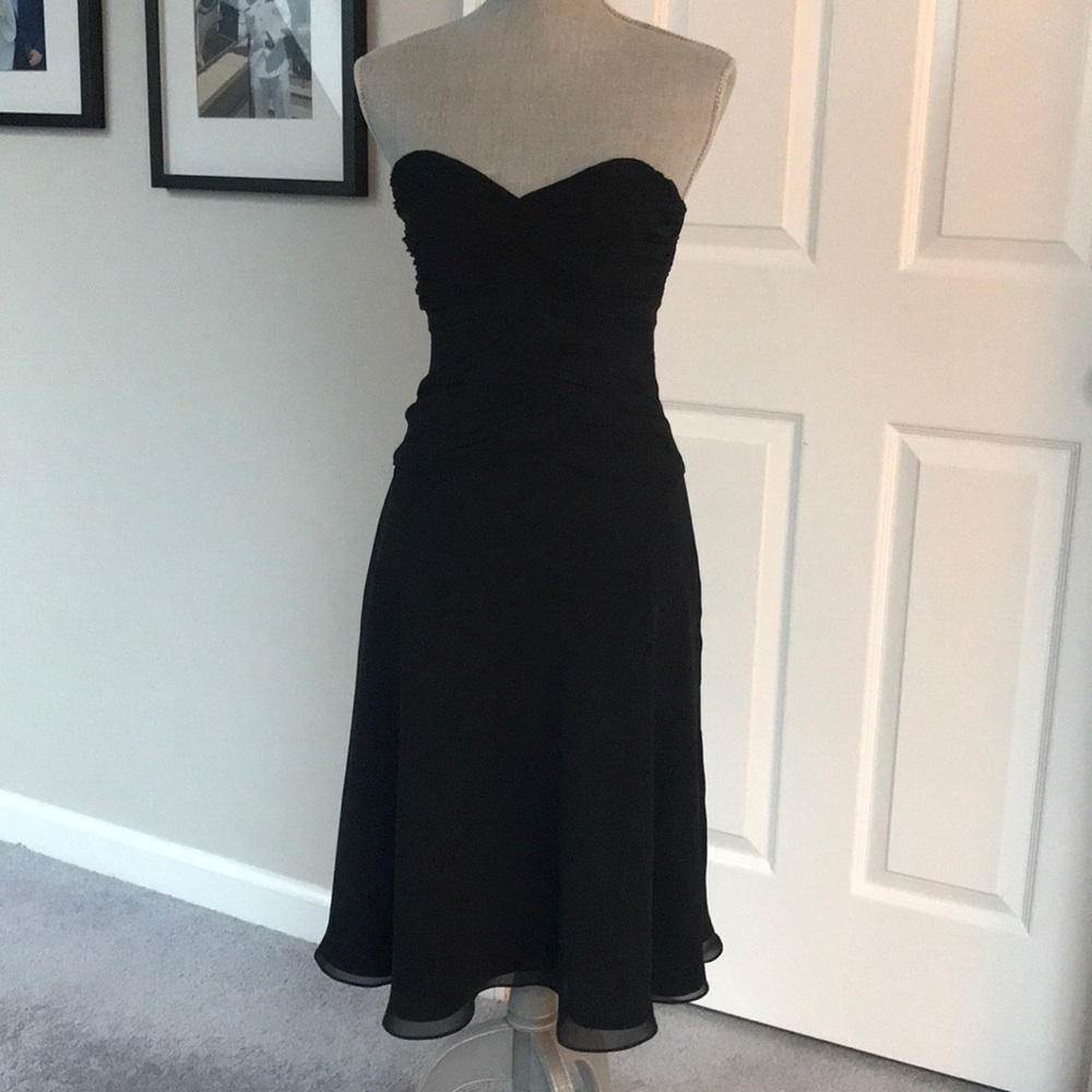 WHBM Rouched sweetheart dress
